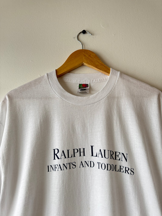 90s Ralph Lauren “Infants and Toddlers” promo tee size XL