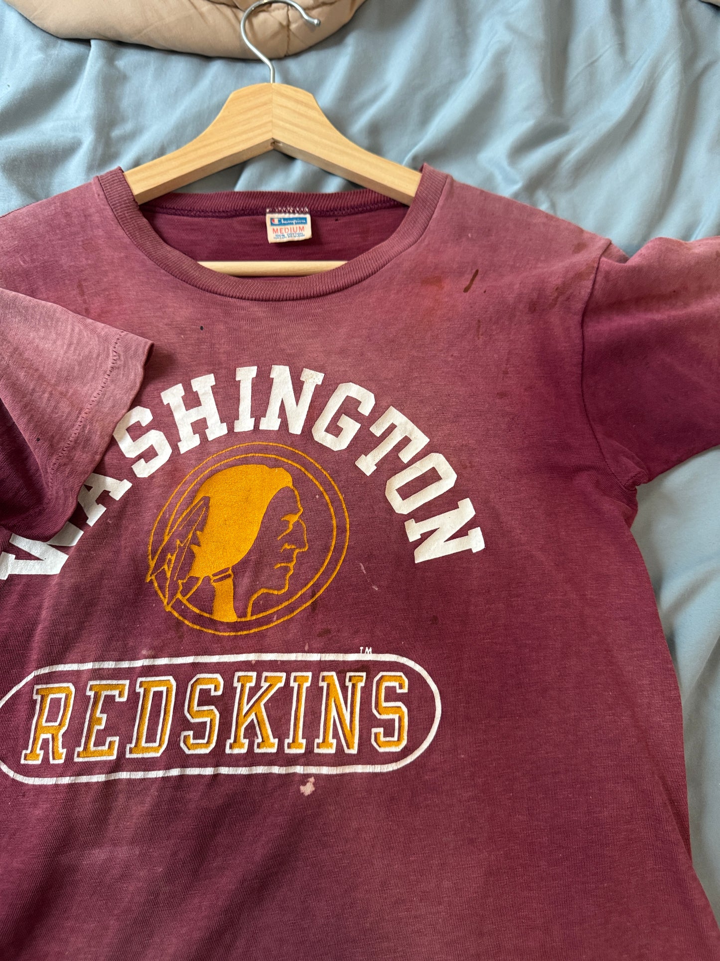 1980s Champion "Washington Redskins" Faded Tee