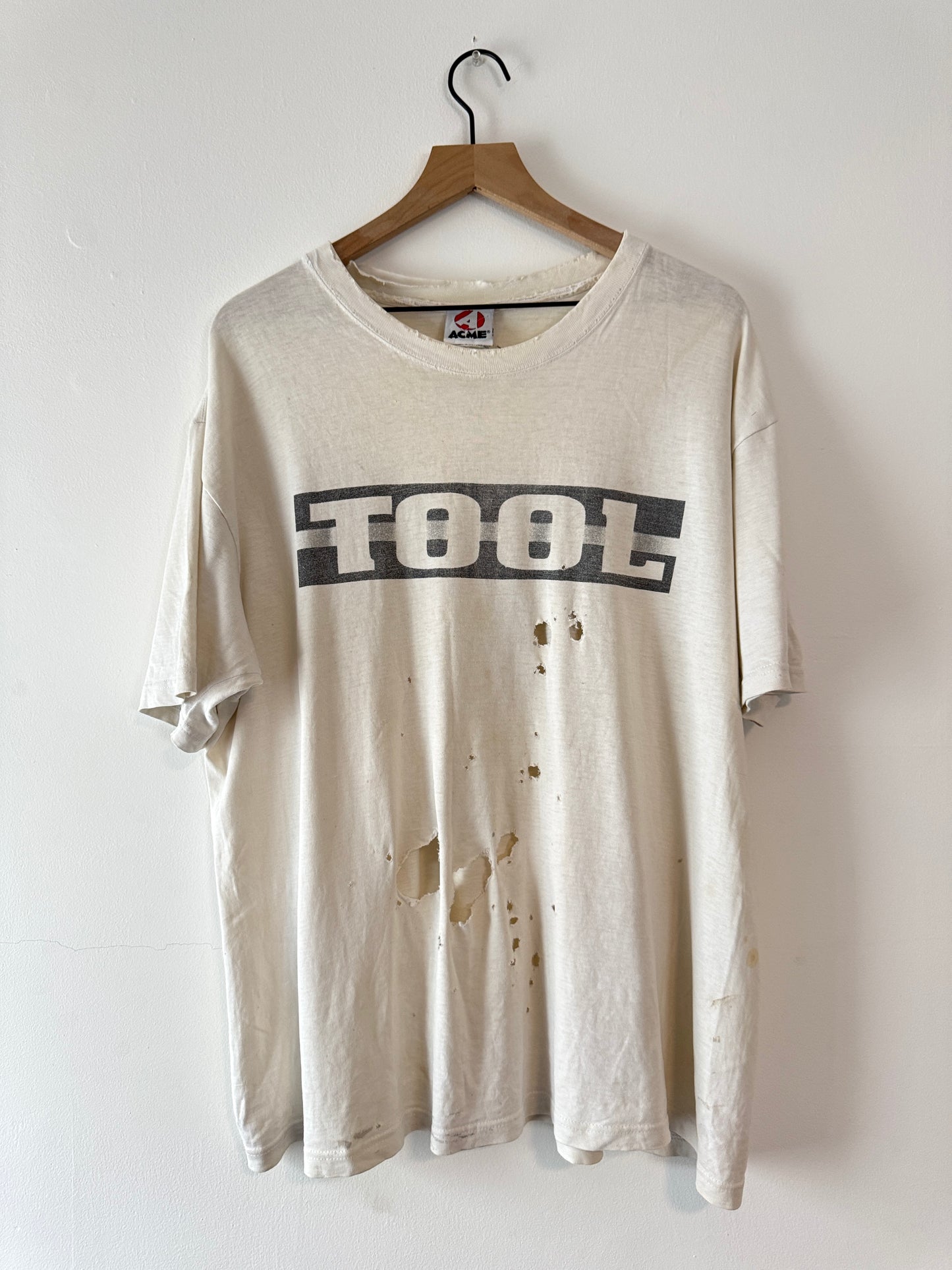 1997 Tool "Drowning Eye" Thrashed Band Tee (XL)