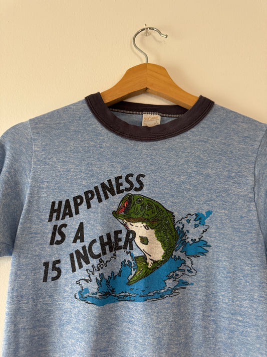 1980s Happiness is a 15 Incher Tee (S)
