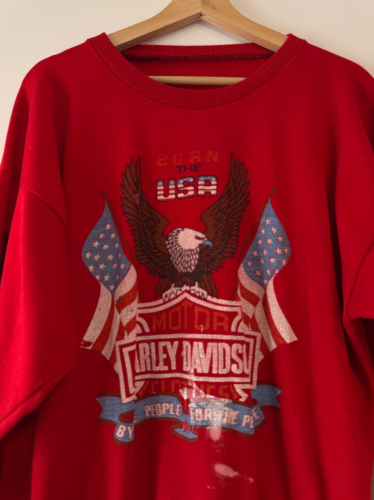 1980s Harley Davidson Mexico Bootleg Sweatshirt (XL)