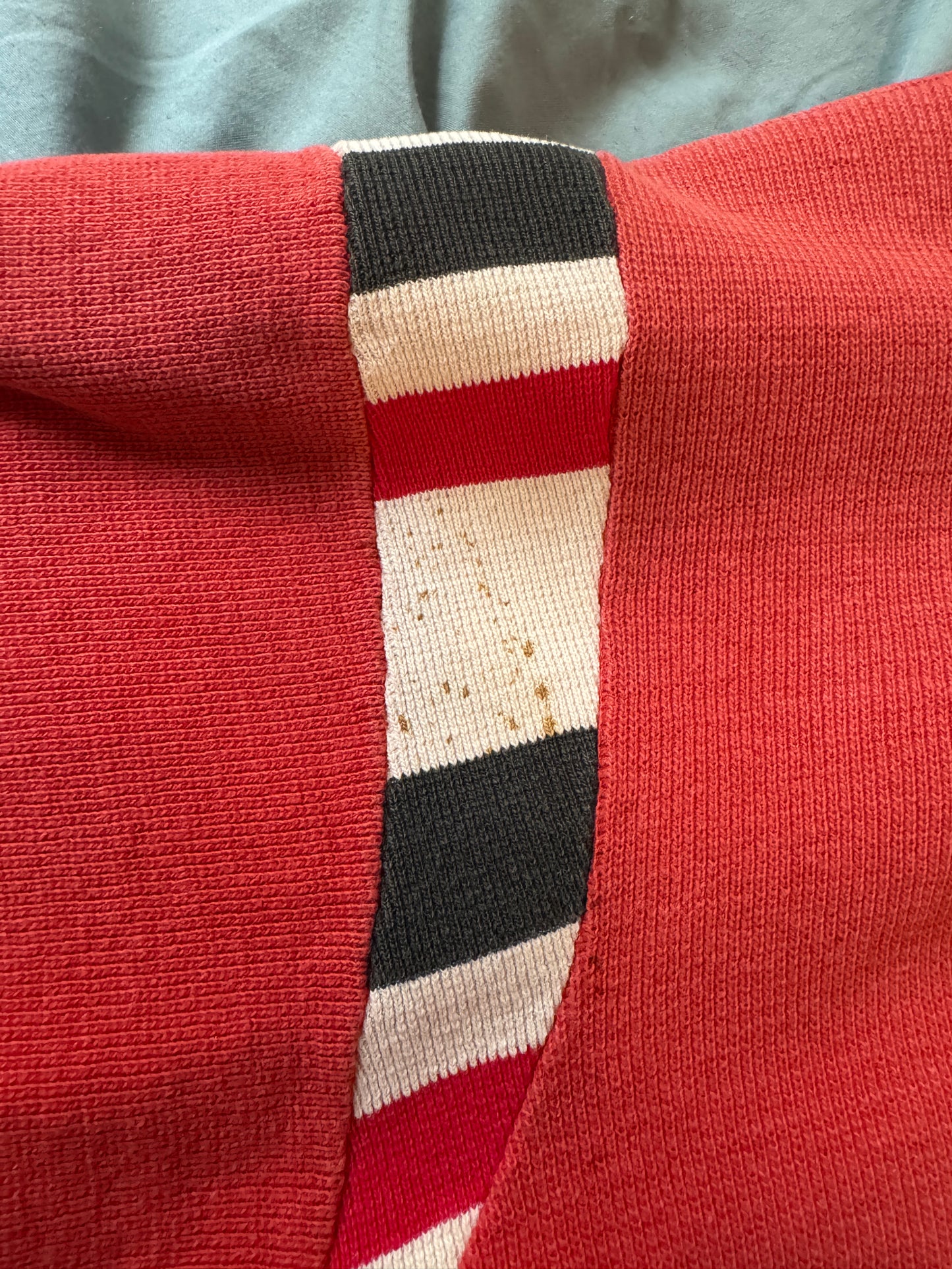 1960s Tri-Color Fraternity Short Sleeve Sweatshirt