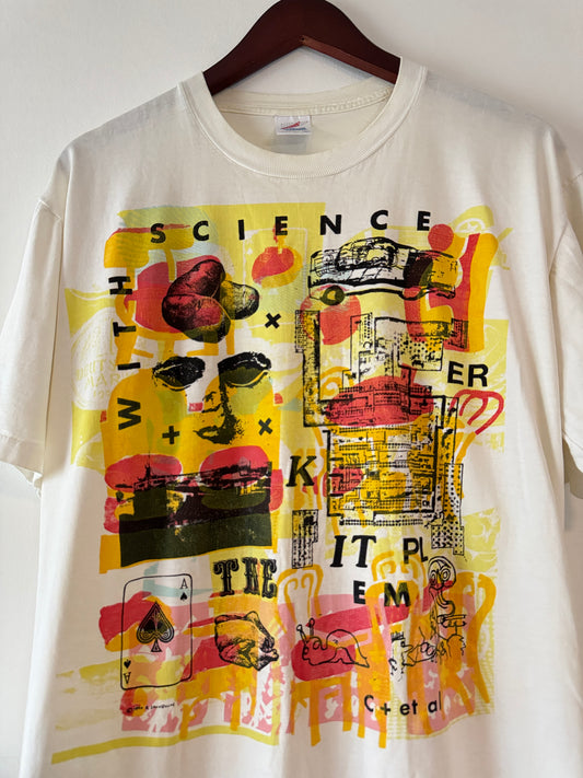 90s Crazy Science Art Tee (XL)