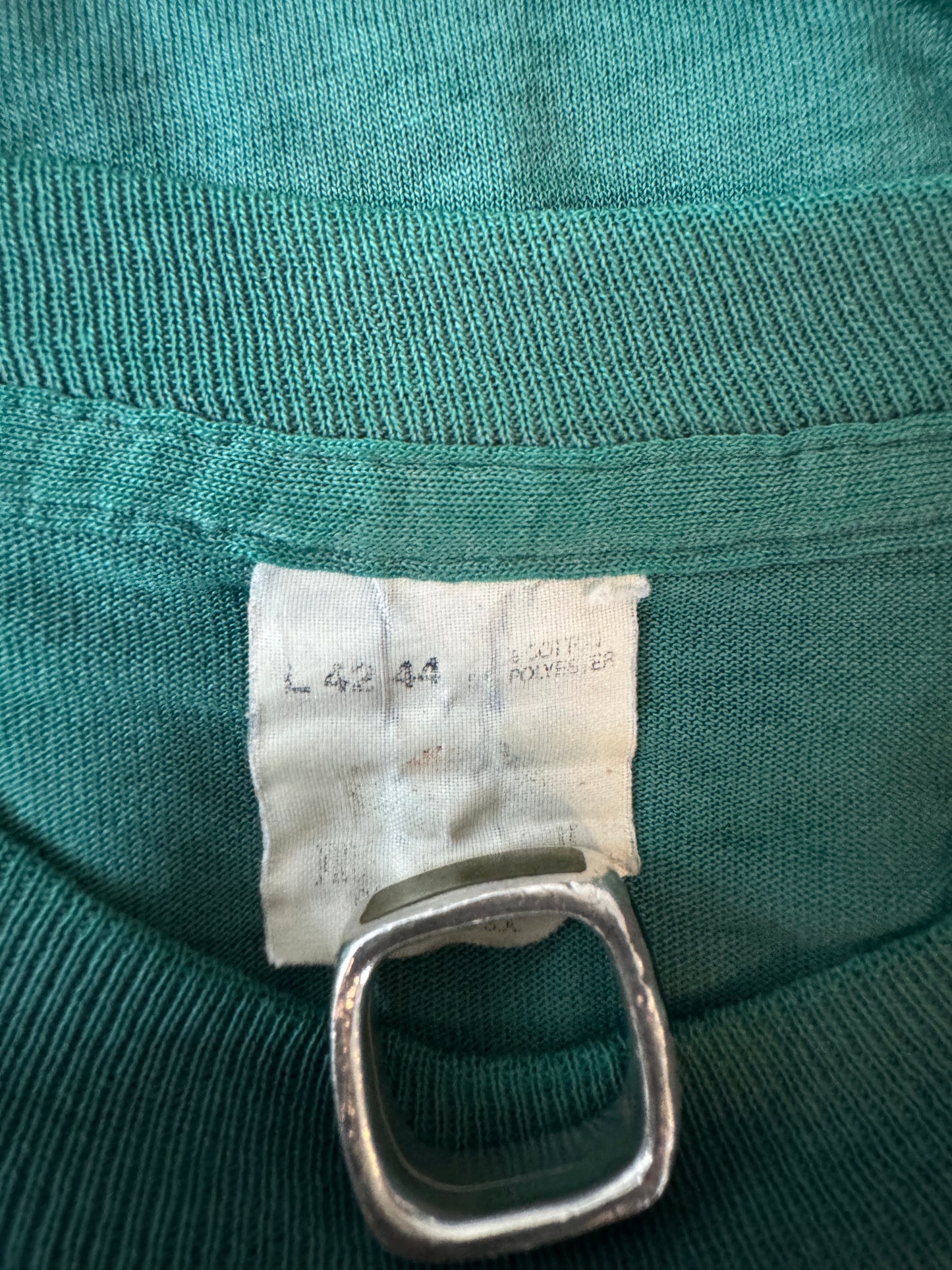 80s FOTL Green Distressed Blank Pocket Tee (L)
