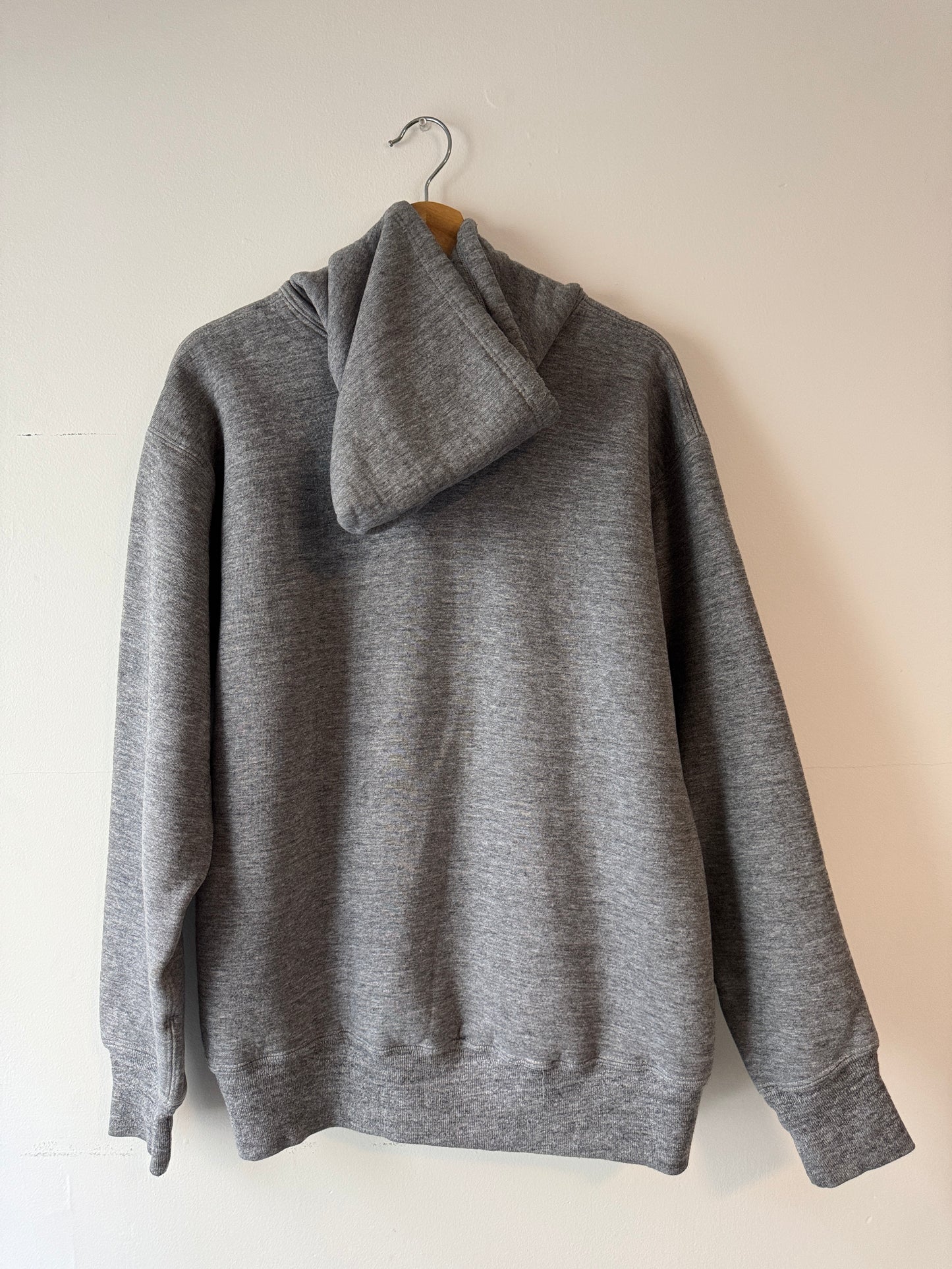 1970s Double Face "GGG" Stencil Gray Hoodie (XL)