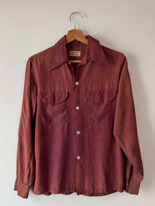1940s/50s Van Heusen Chainstitch "Vanuana" Shirt (M/L)