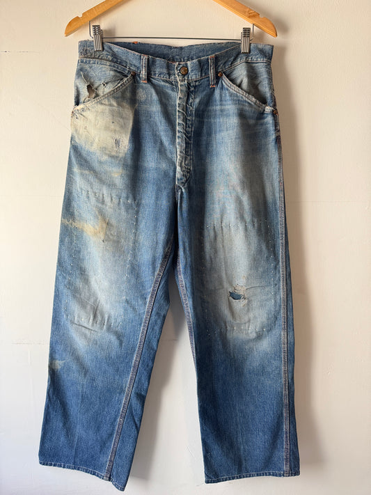 1960s PowrHouse Wide-Leg Carpenter Jeans (33)