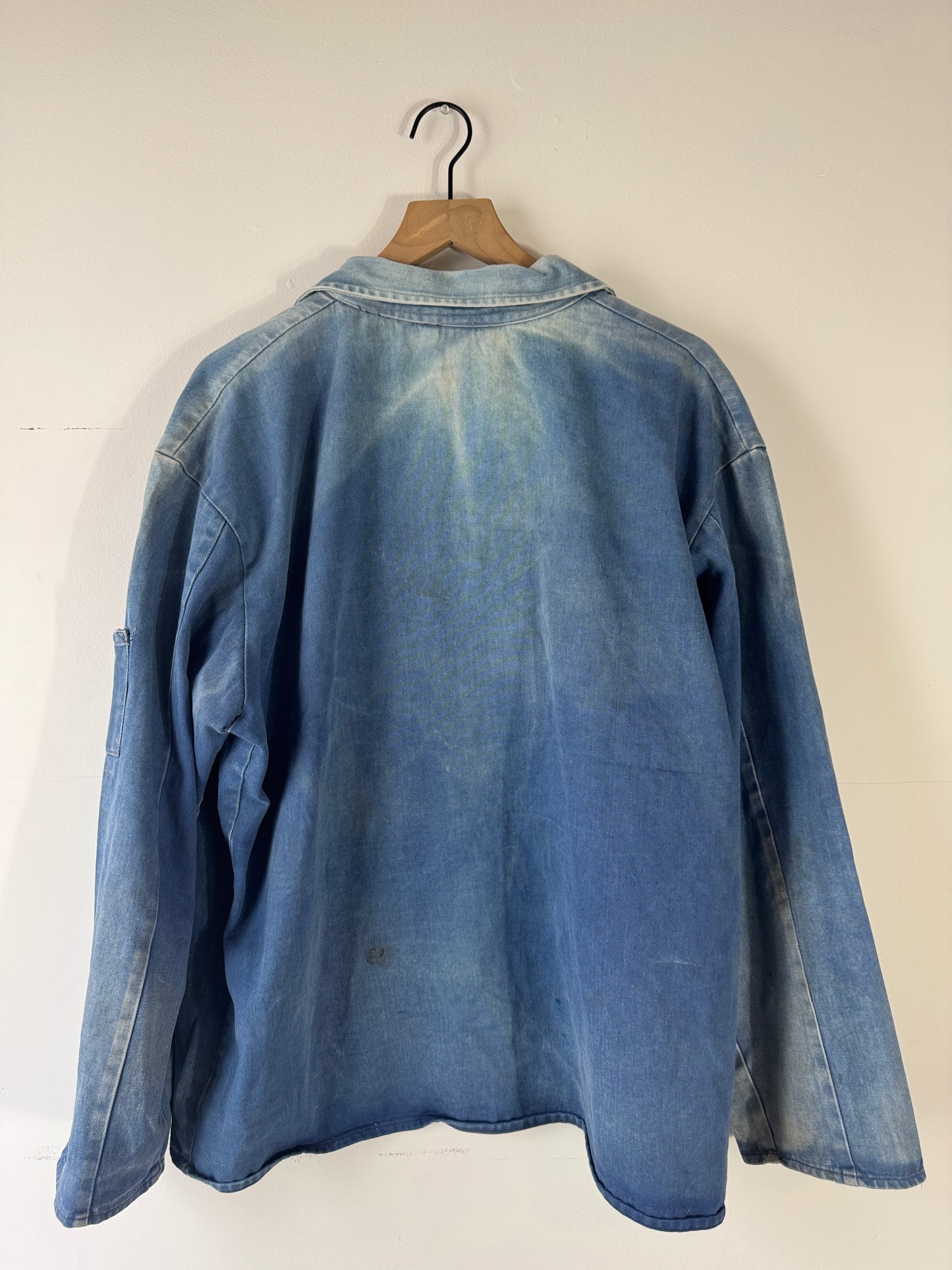 Vintage "Kansas Sanfor" French Faded Blue Smock (XXL)