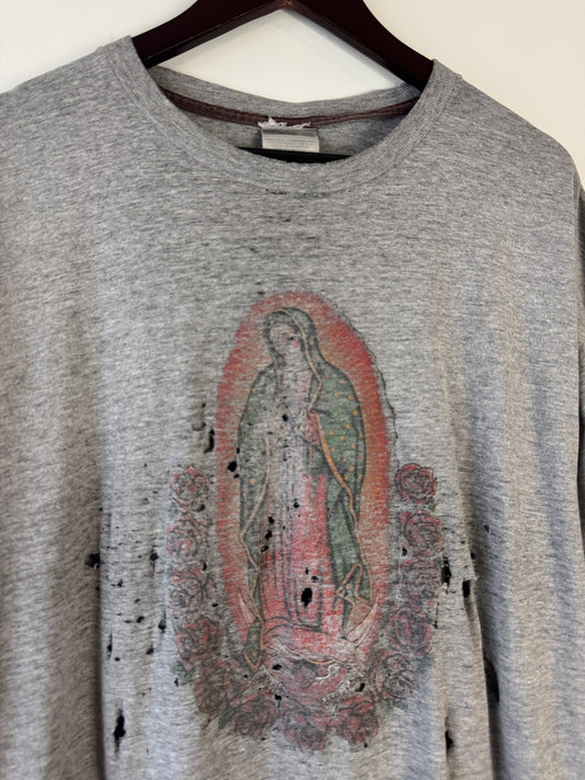 2000s Thrashed Guadalupe Gray Tee (XL)