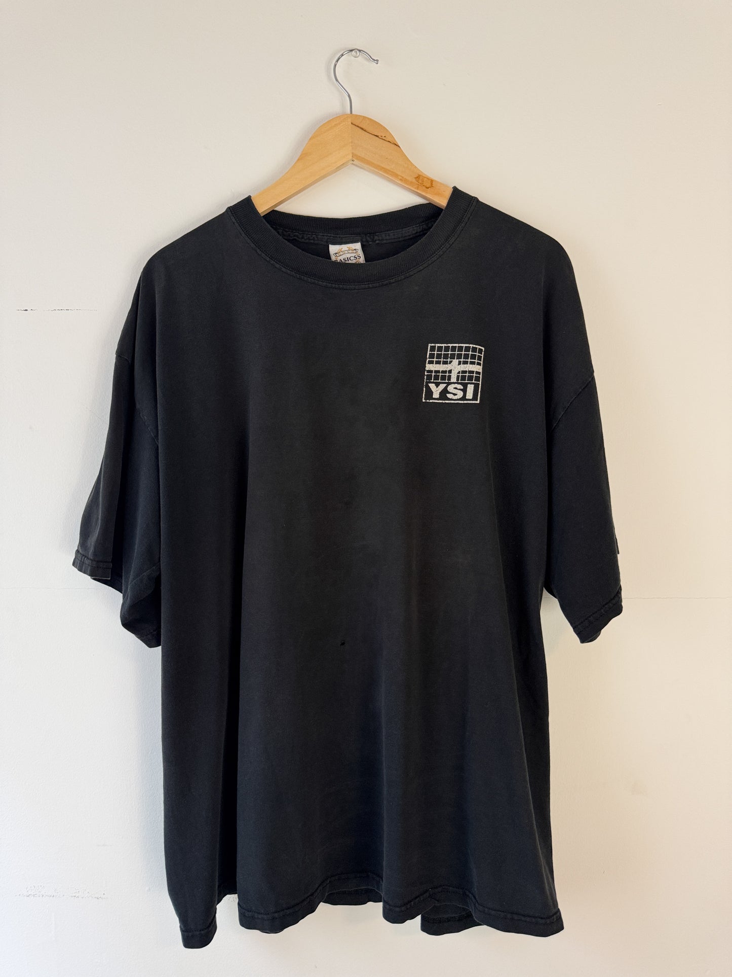 90s YSI Tech Black Tee (XXL)