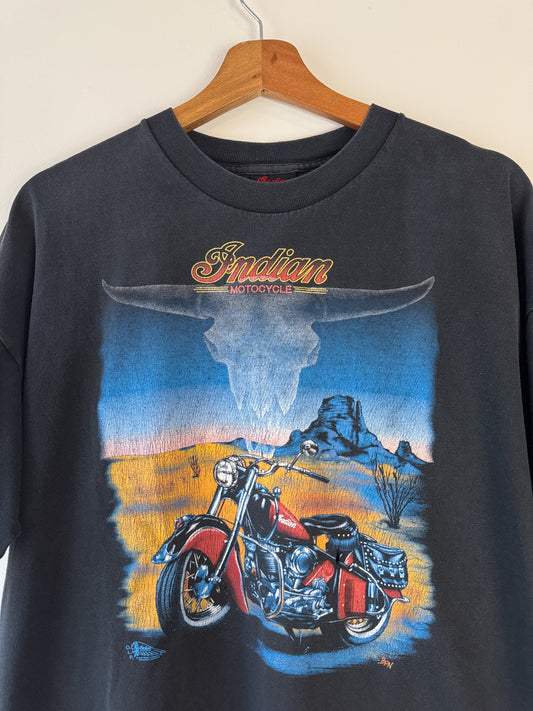 90s Indian Motorcycles Black Tee (XXL)