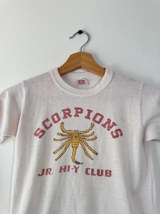 1960s Hanes "Scorpions" Baby Tee (XS)