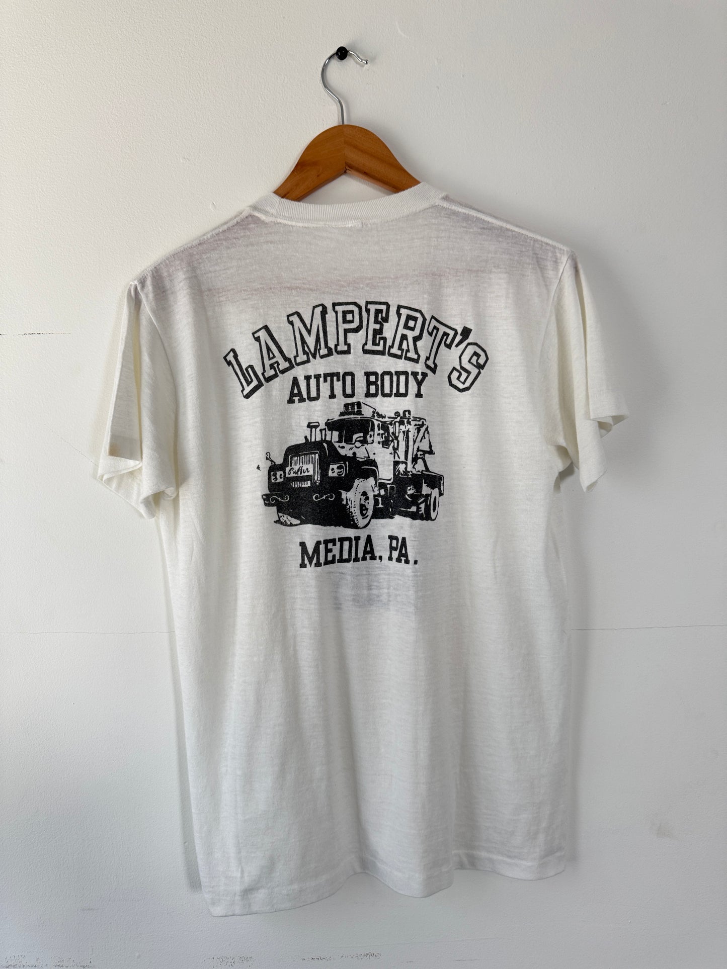 80s BVD "I Want Your Body" Auto Body Tee (L)