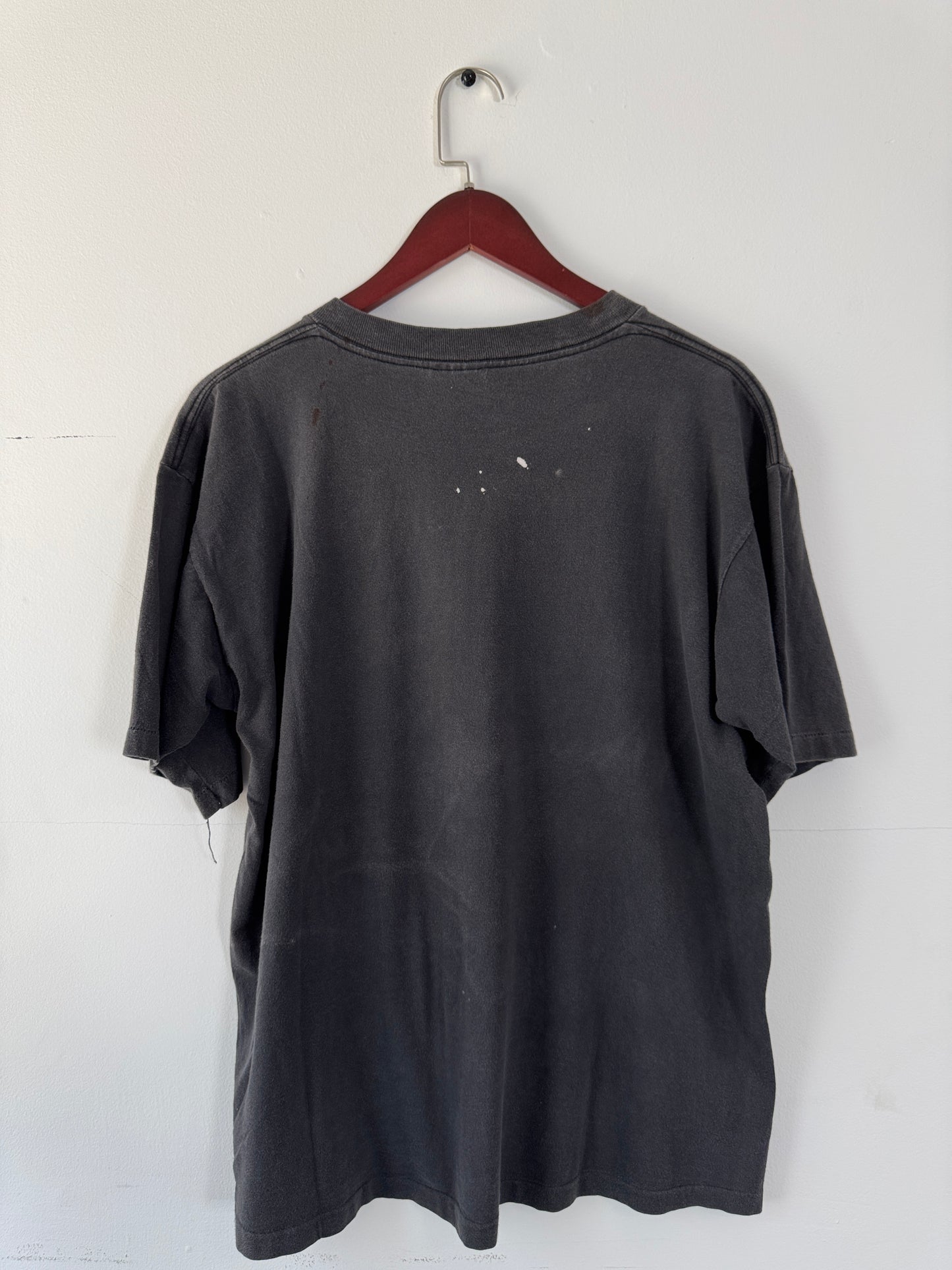 90s Taurus Zodiac Sign Black Tee (XL)