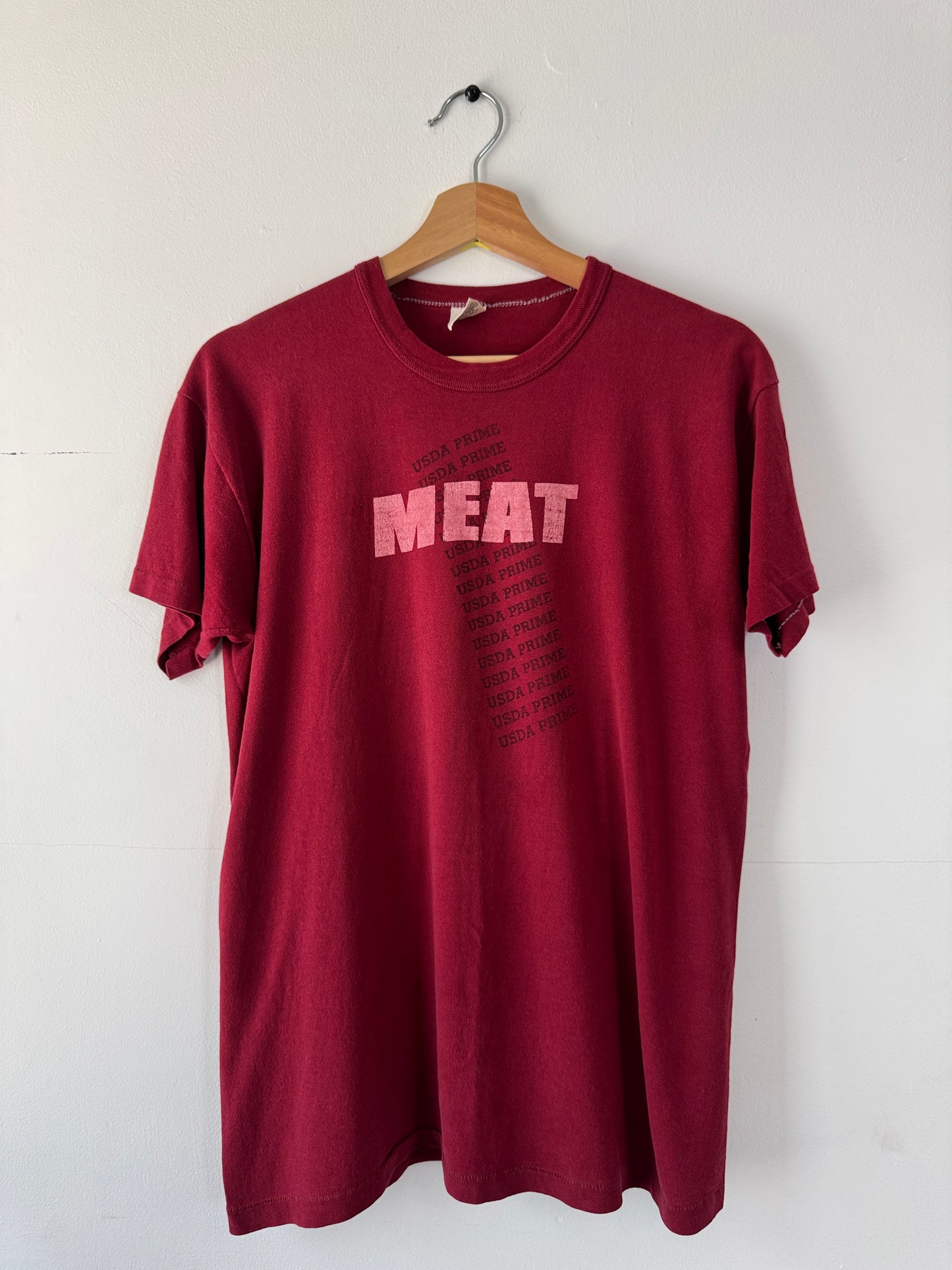 70s USDA Prime Meat Red Tee (L)