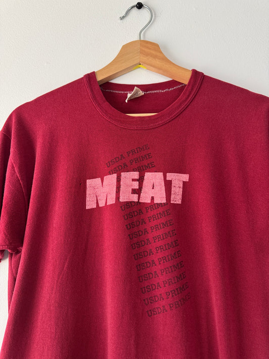 70s USDA Prime Meat Red Tee (L)