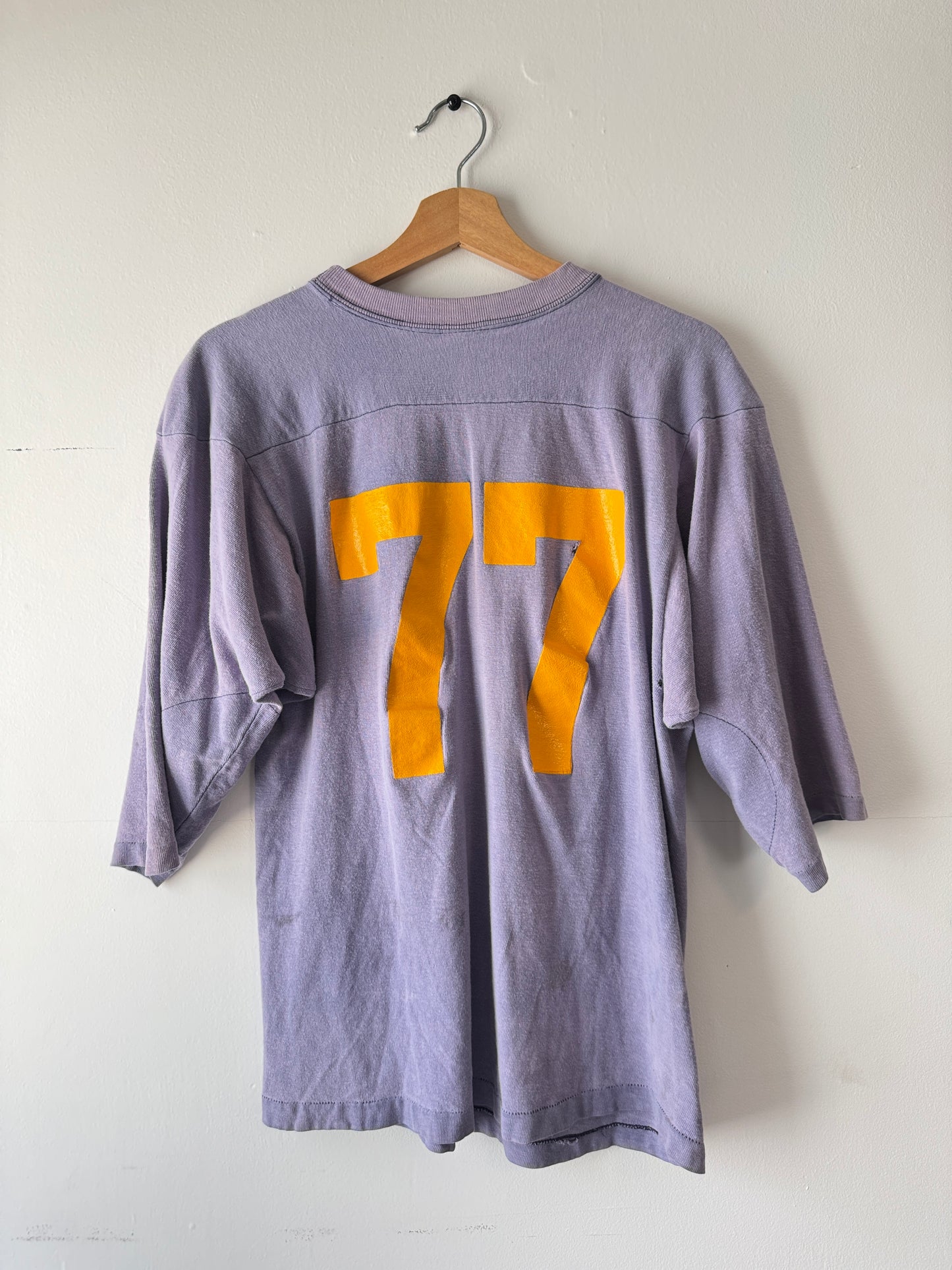 70s Champion Notre Dame Extremely Faded Cotton Jersey (M)