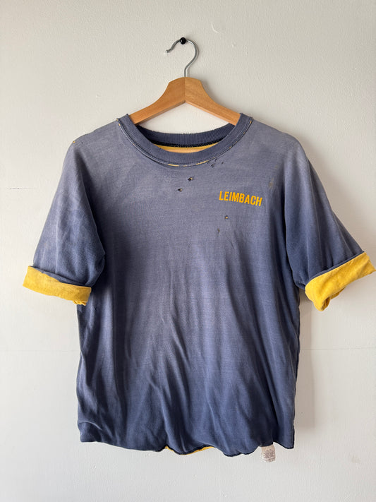 70s Russell "US NAVY Deep Sea Diver" Reversible Faded Tee (M)