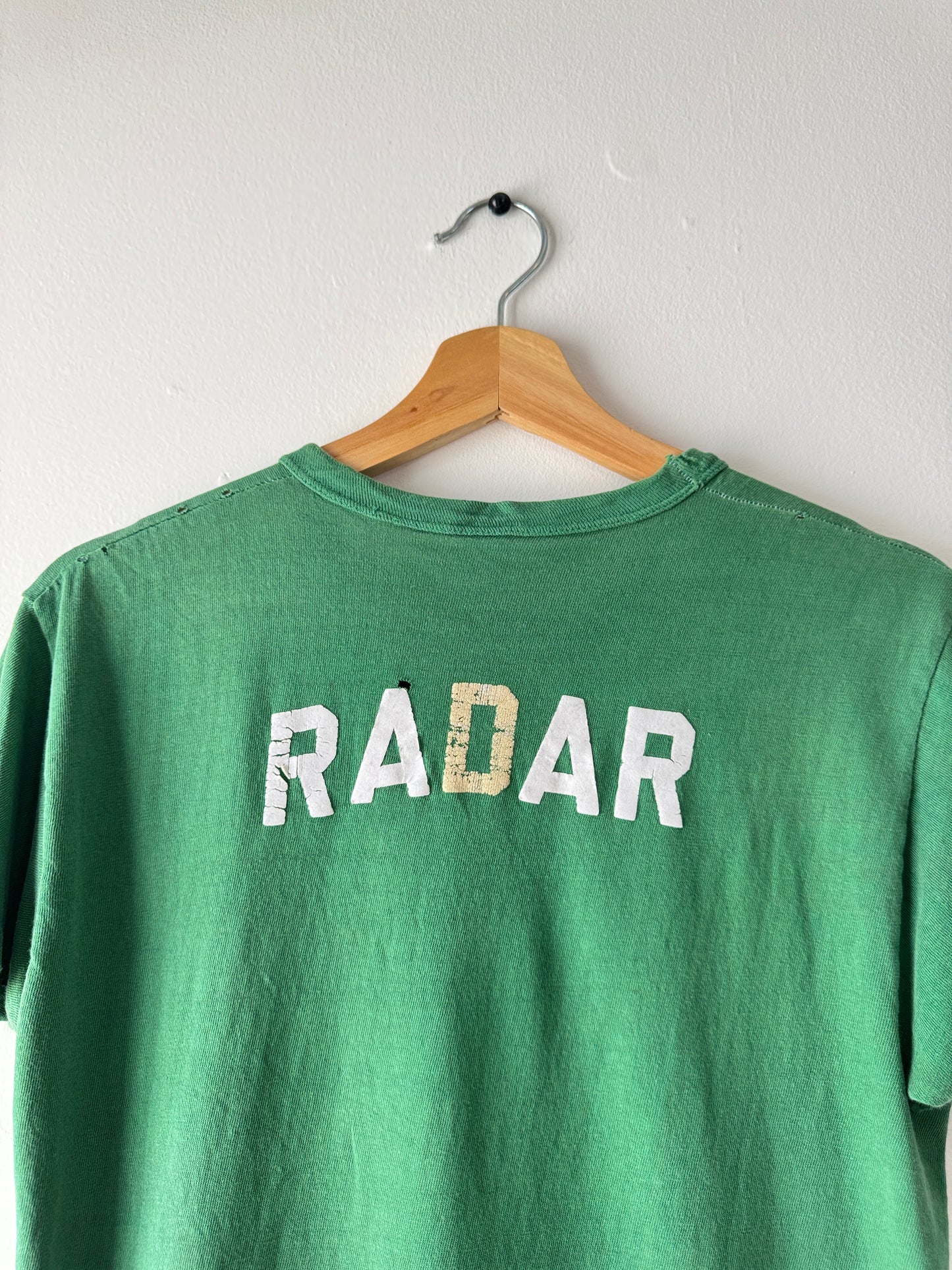 70s Russell Green Faded "Radar" Tee (M)