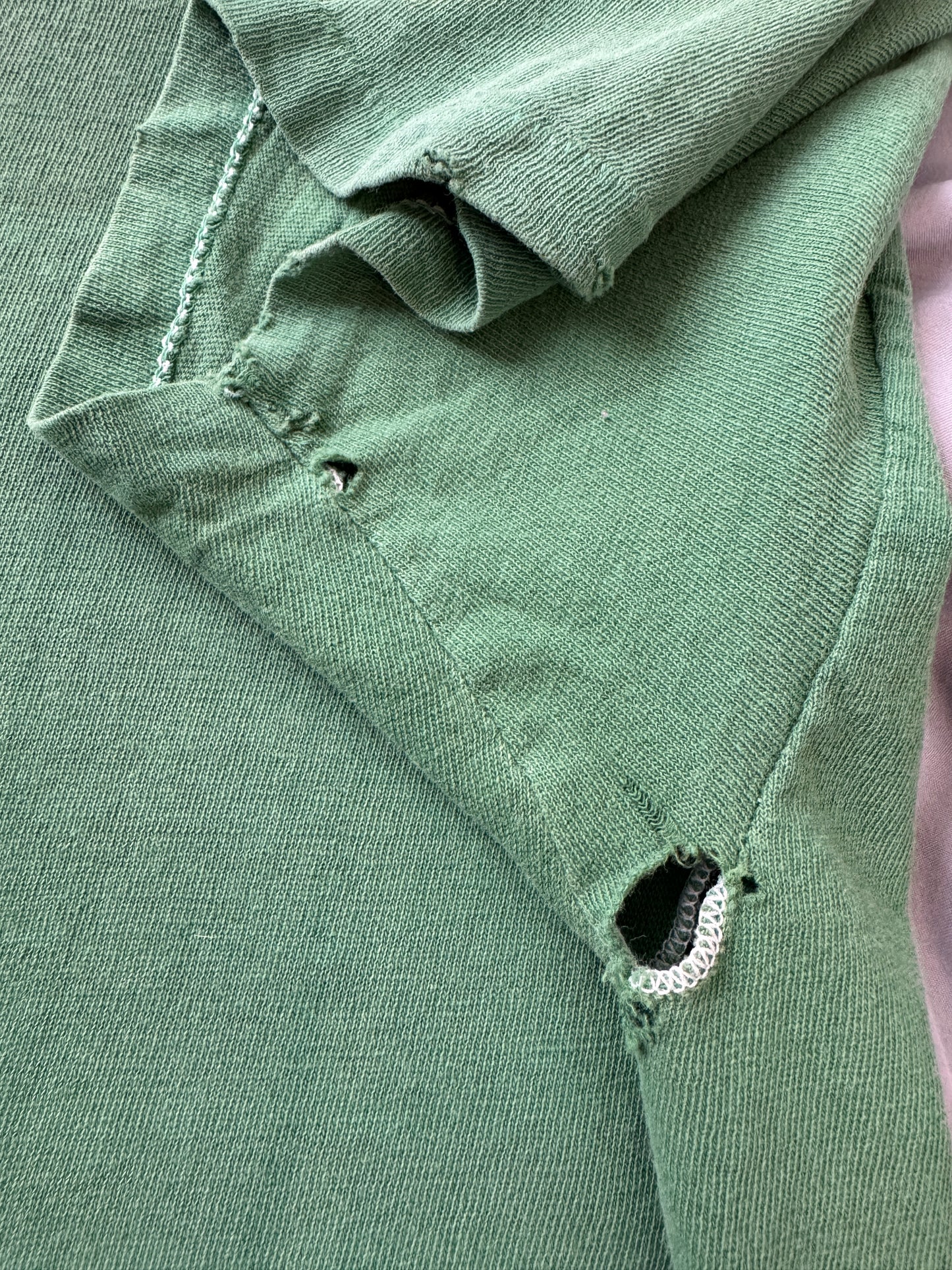 70s Russell Green Faded "Radar" Tee (M)