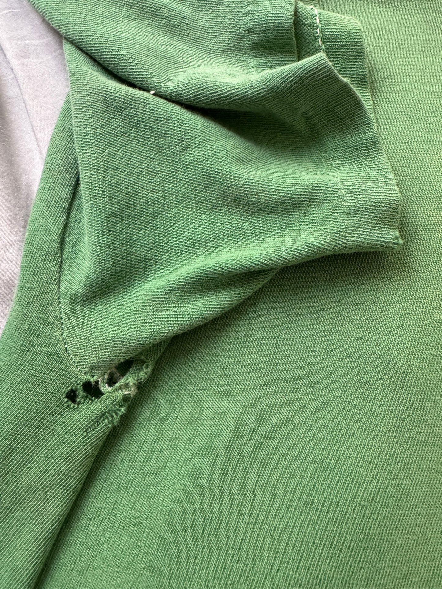 70s Russell Green Faded "Radar" Tee (M)