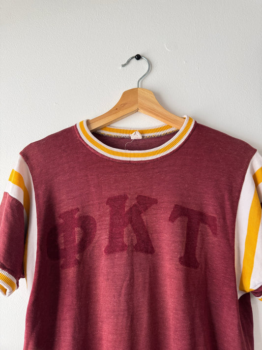 60s Russell Durene "Ghost Print" Frat Jersey (M)