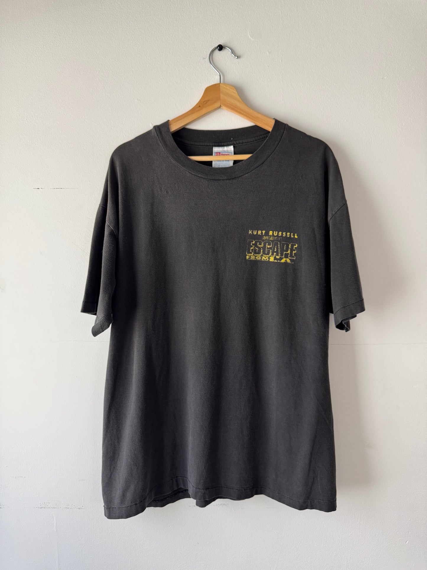 90s "Kurt Russell Escape From LA" Faded Movie Promo Tee (XL)