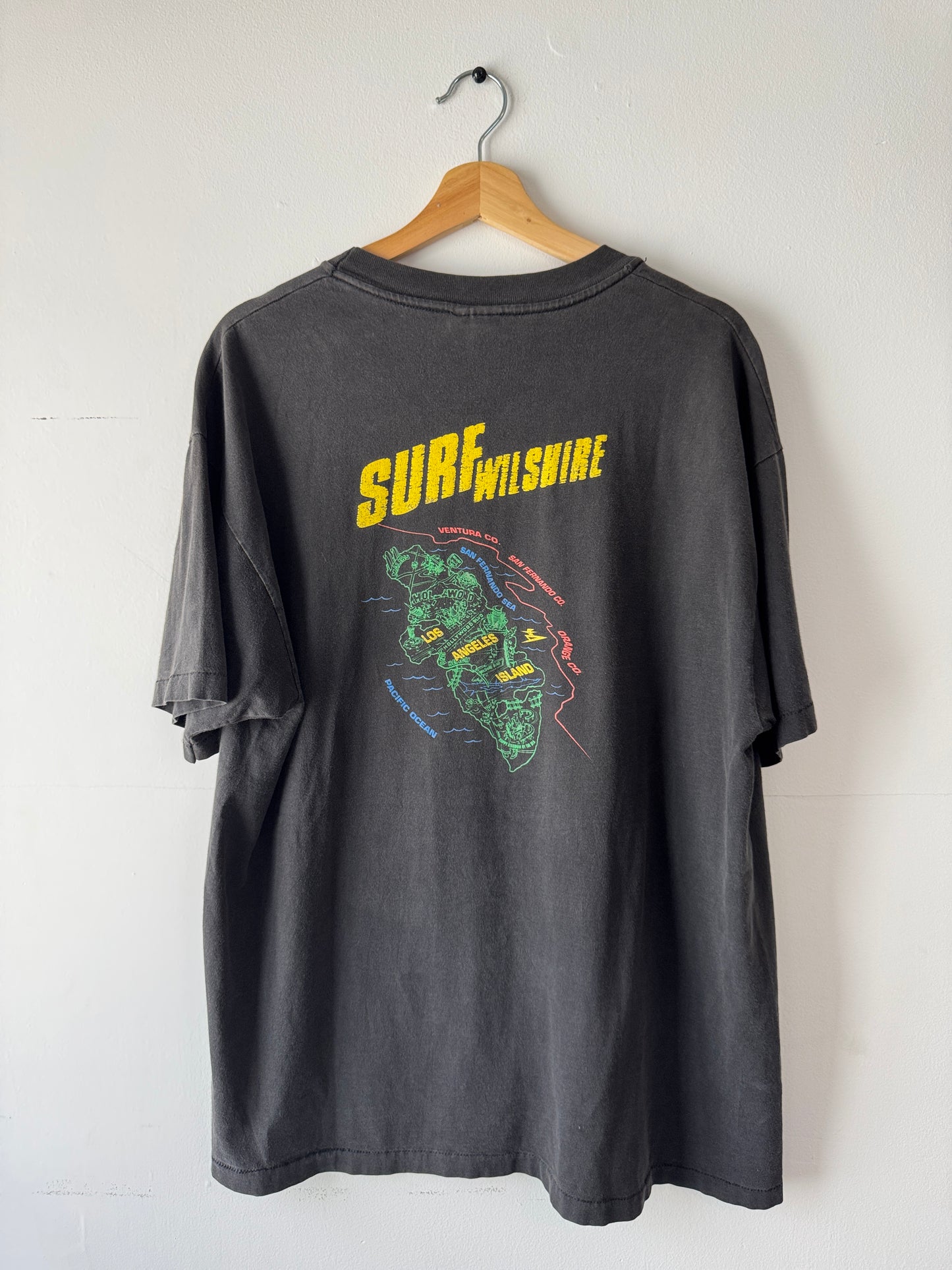 90s "Kurt Russell Escape From LA" Faded Movie Promo Tee (XL)