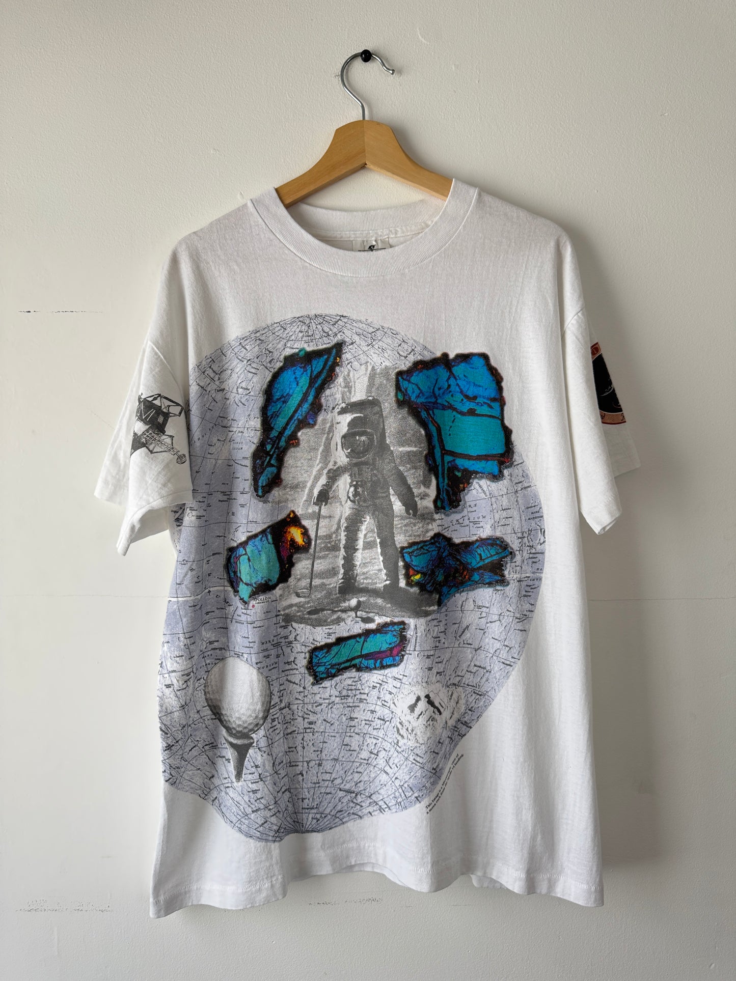 90s Apollo 14 Astronaut Art Tee (XL)