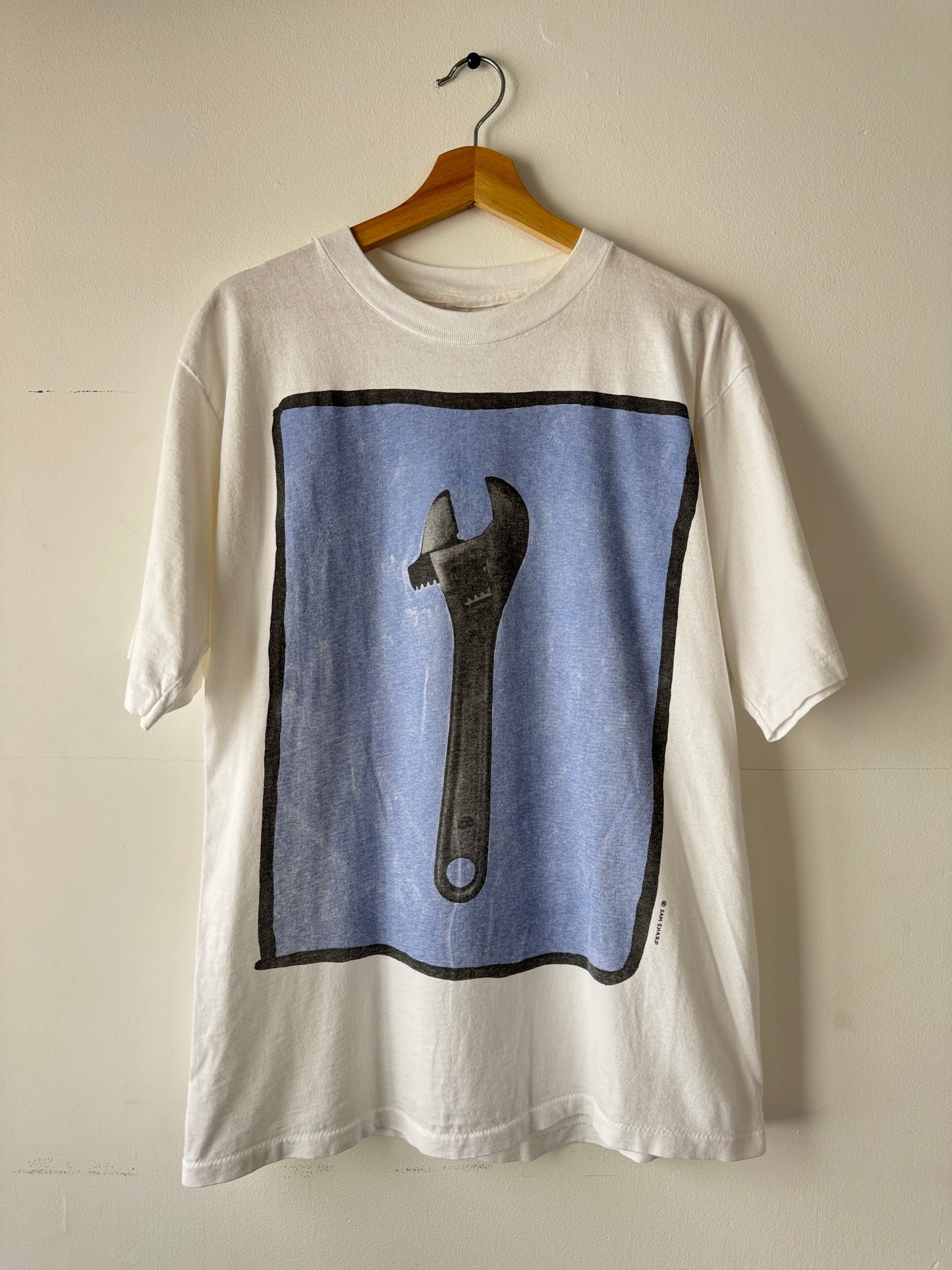 90s Sam Sharp Wrench Art Tee (L)