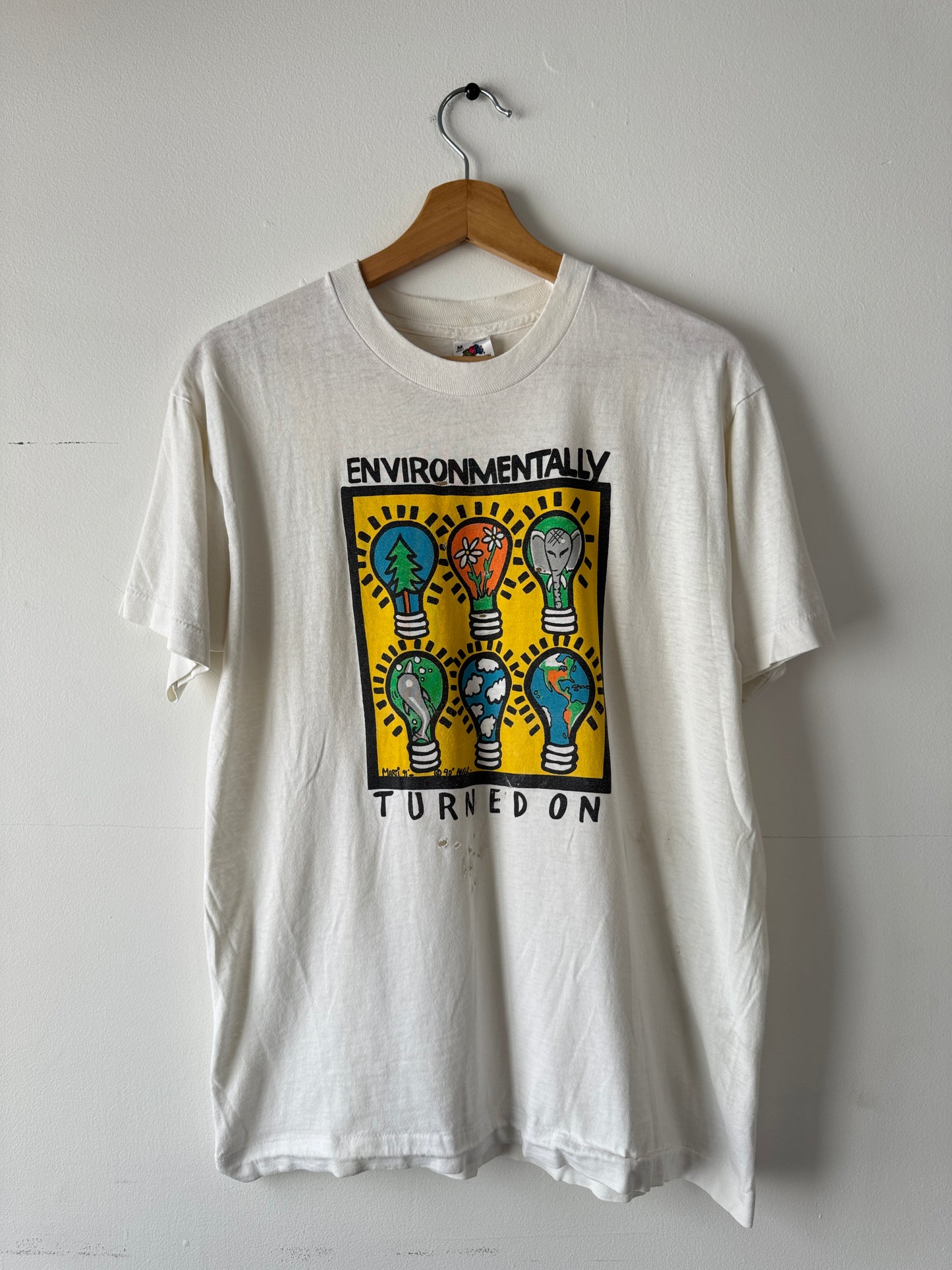 90s Environmentally Turned On Art Tee (L)