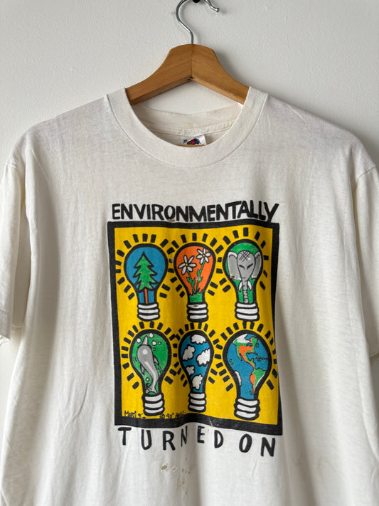 90s Environmentally Turned On Art Tee (L)
