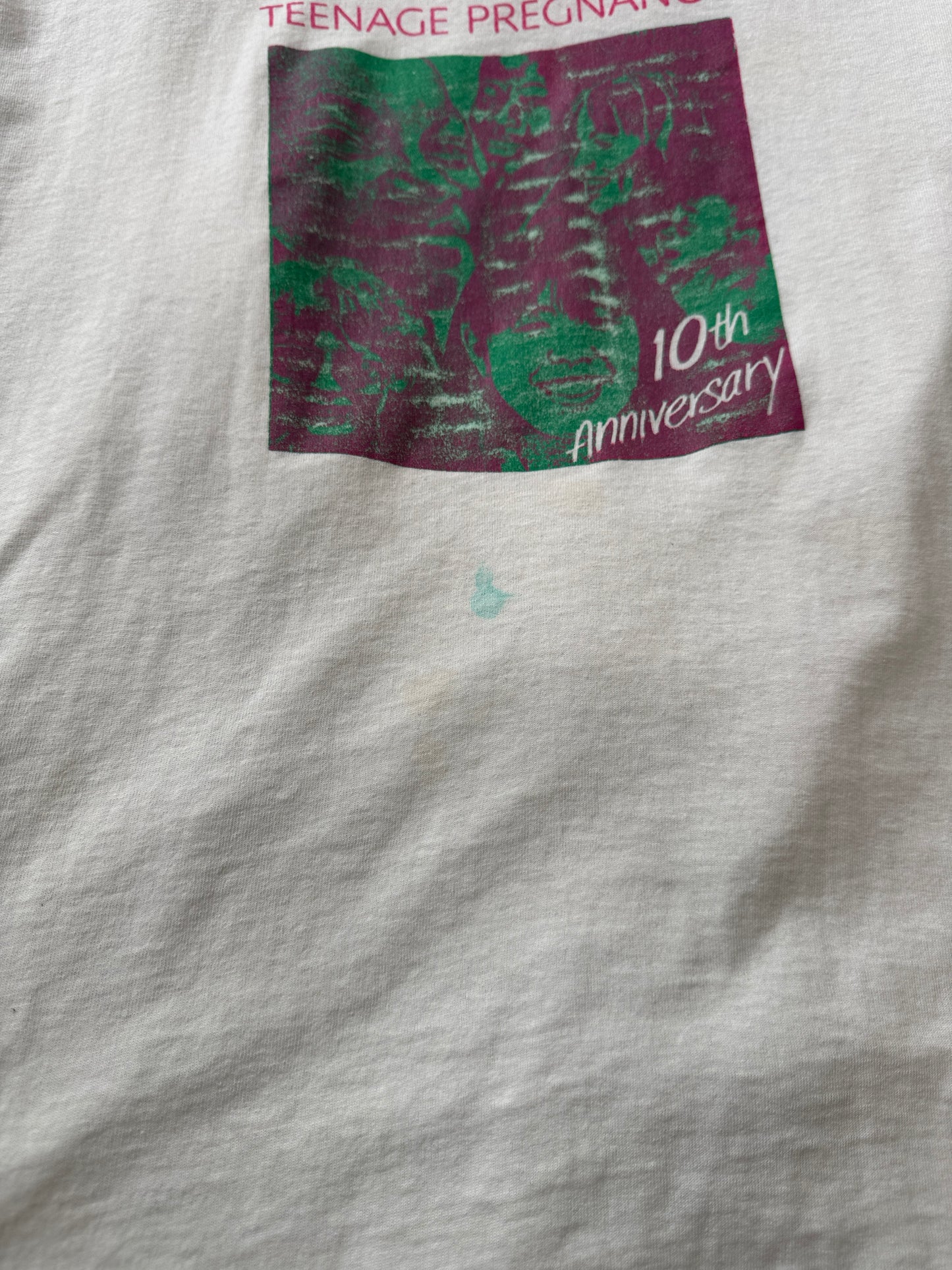 90s Illinois Caucus On Teenage Pregnancy Tee (M)