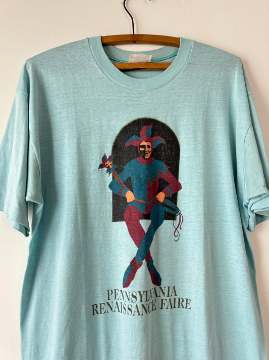 80s Pennsylvania Renaissance Fair Jester Tee (L)