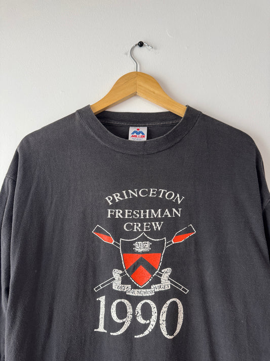 90s Princeton Freshman Crew Black Long-sleeve Tee (XL)