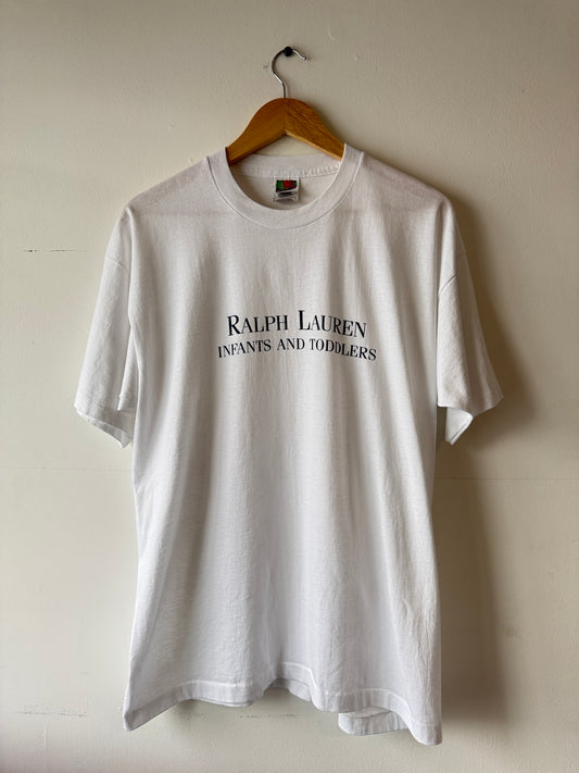 90s Ralph Lauren “Infants and Toddlers” promo tee size XL