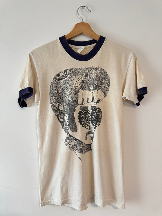 70s Crystal Industries Psychedelic Music Tee (S)
