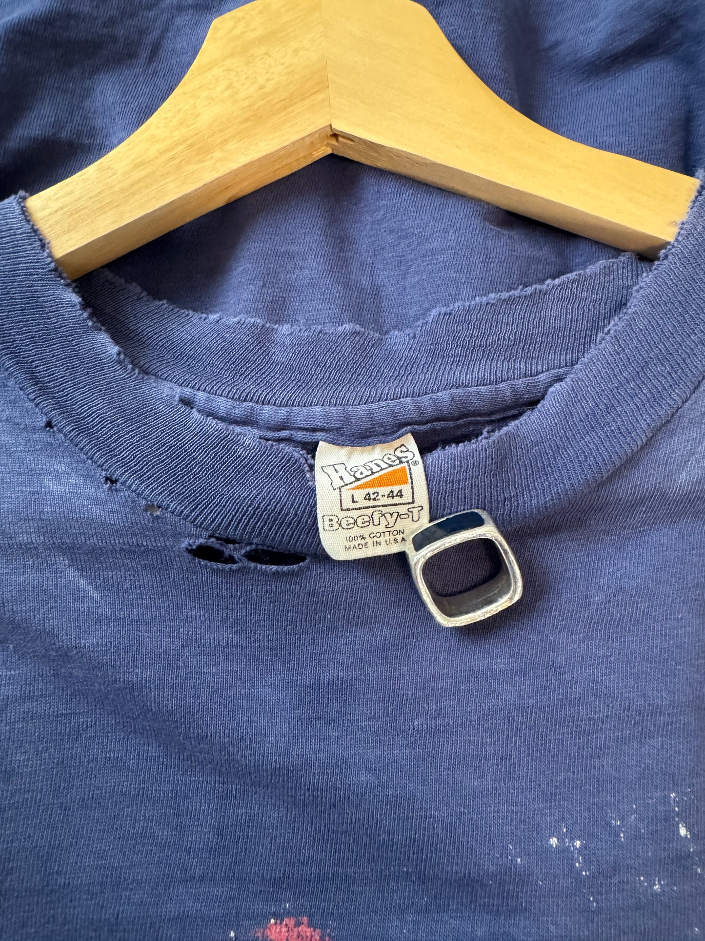 1977 National Running Week Distressed + Faded Tee (L)