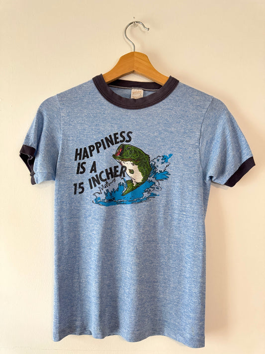 1980s Happiness is a 15 Incher Tee (S)