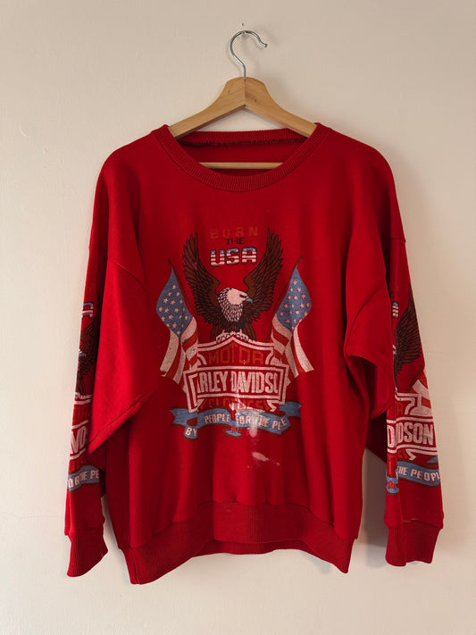 1980s Harley Davidson Mexico Bootleg Sweatshirt (XL)