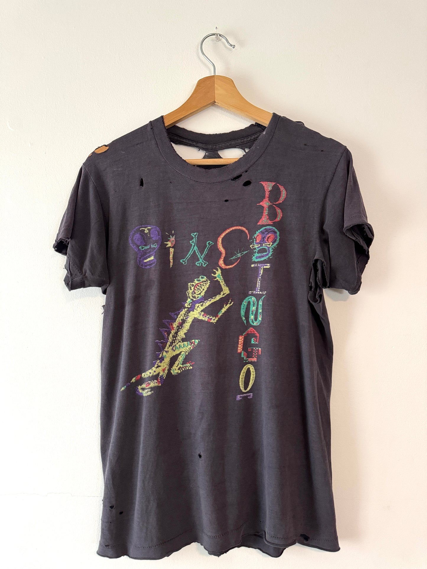1986 Thrashed Oingo Boingo New Years Eve Tee