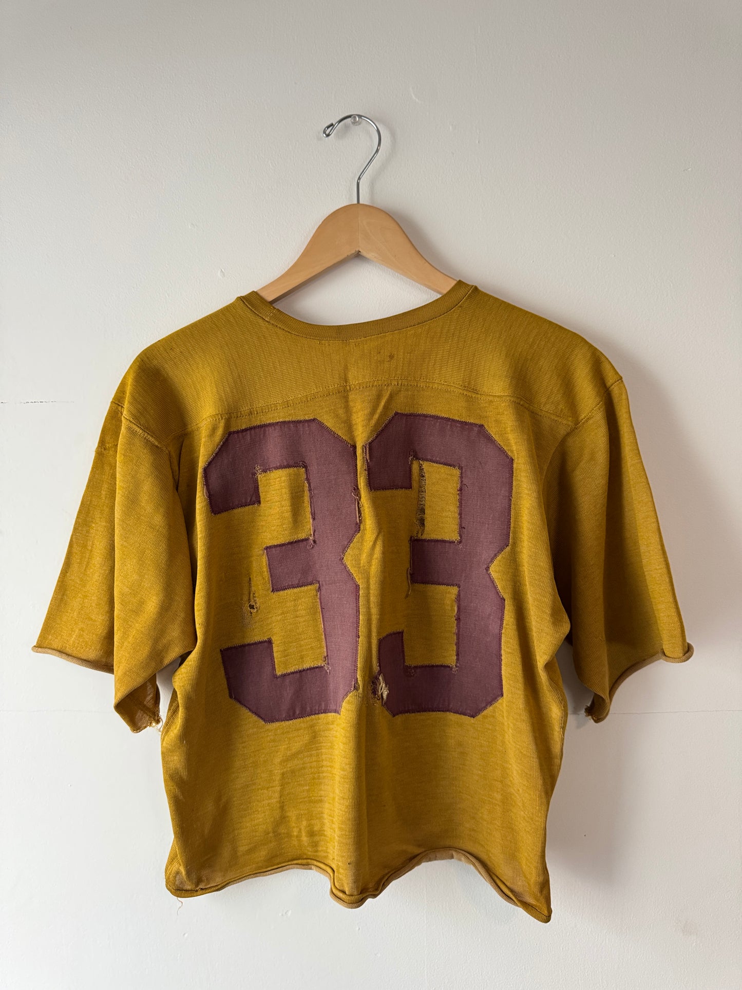 1960s "33" Cropped Football Jersey (L)