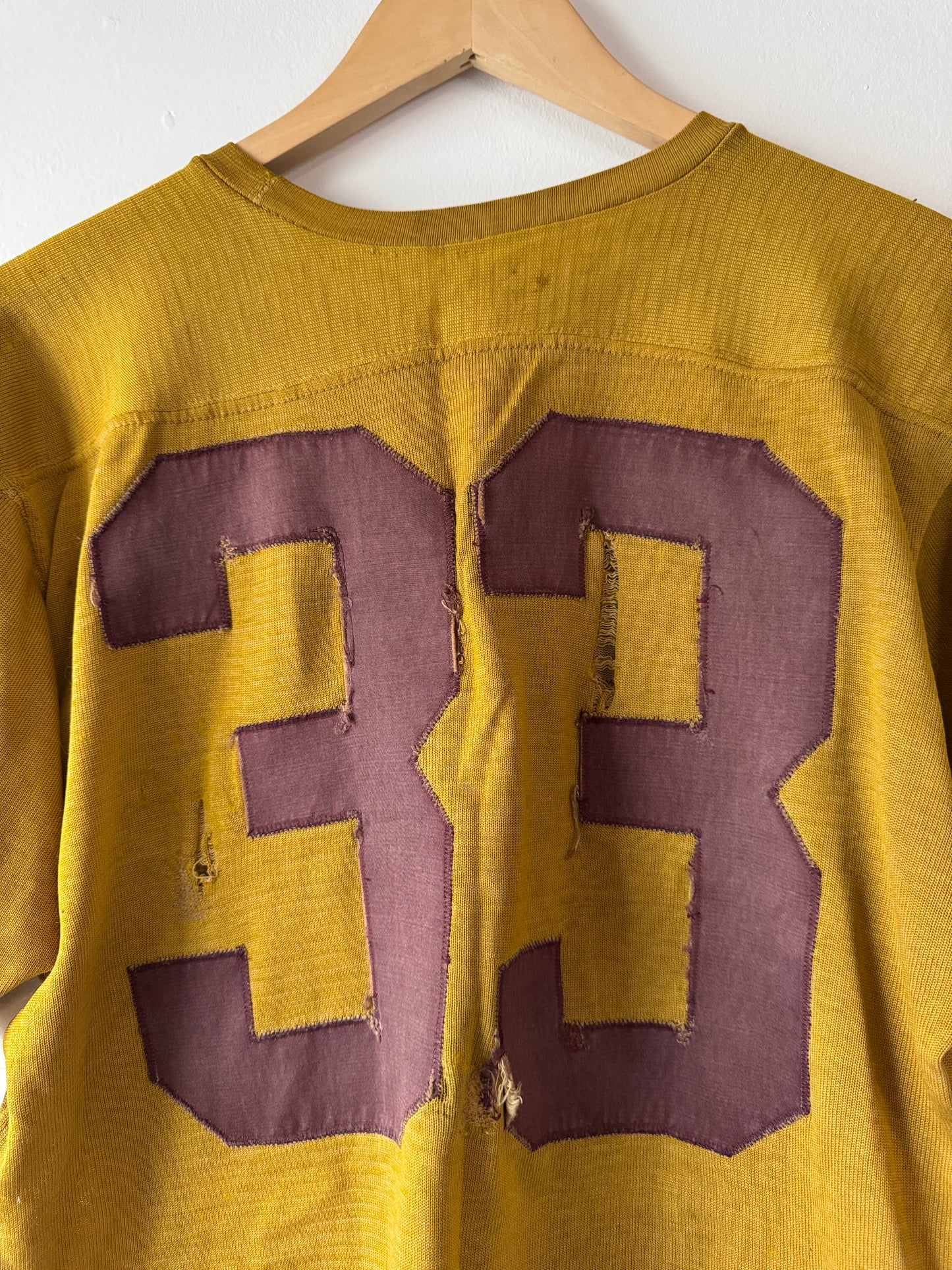 1960s "33" Cropped Football Jersey (L)