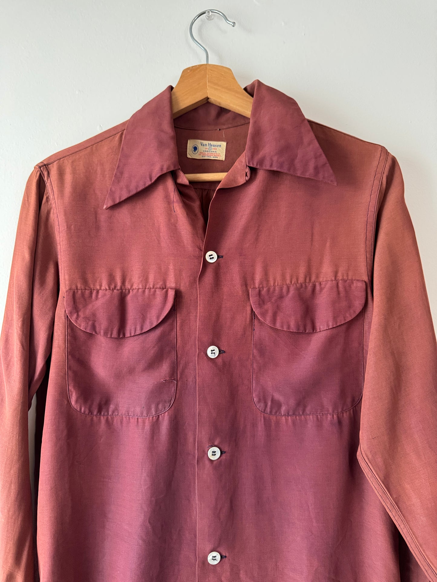 1940s/50s Van Heusen Chainstitch "Vanuana" Shirt (M/L)