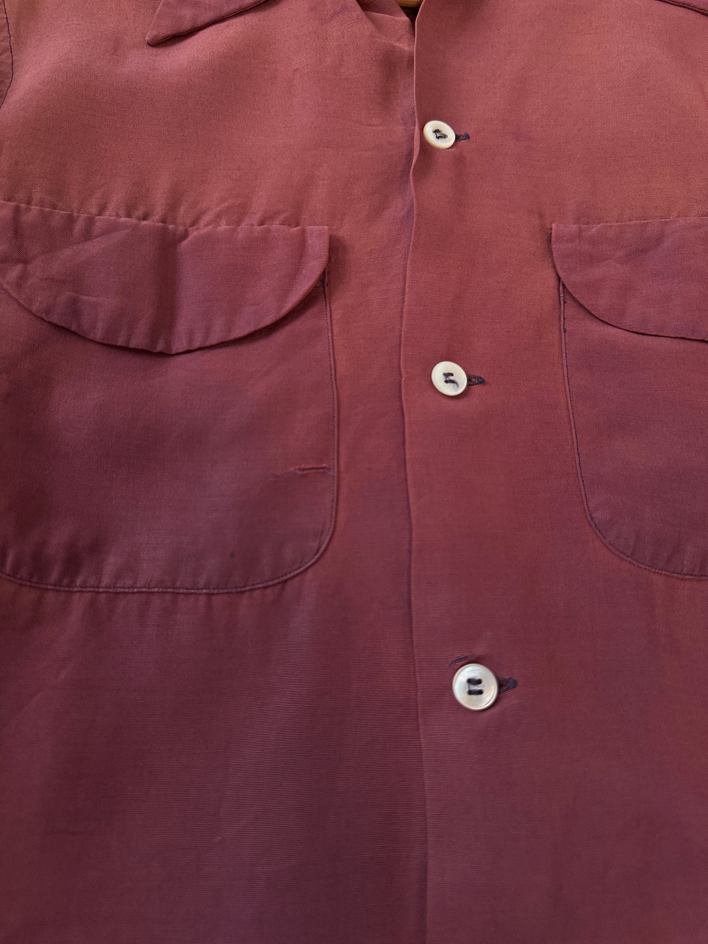 1940s/50s Van Heusen Chainstitch "Vanuana" Shirt (M/L)