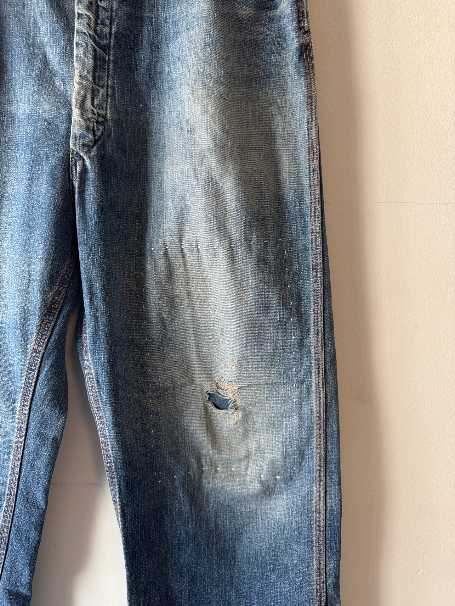 1960s PowrHouse Wide-Leg Carpenter Jeans (33)