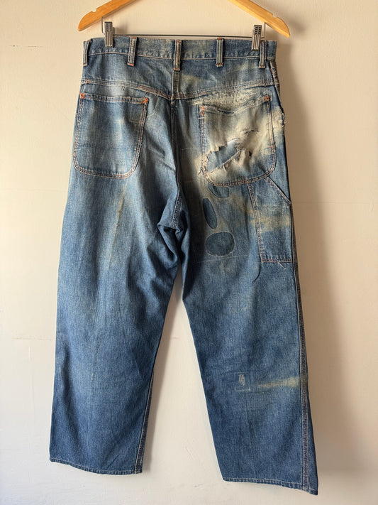 1960s PowrHouse Wide-Leg Carpenter Jeans (33)