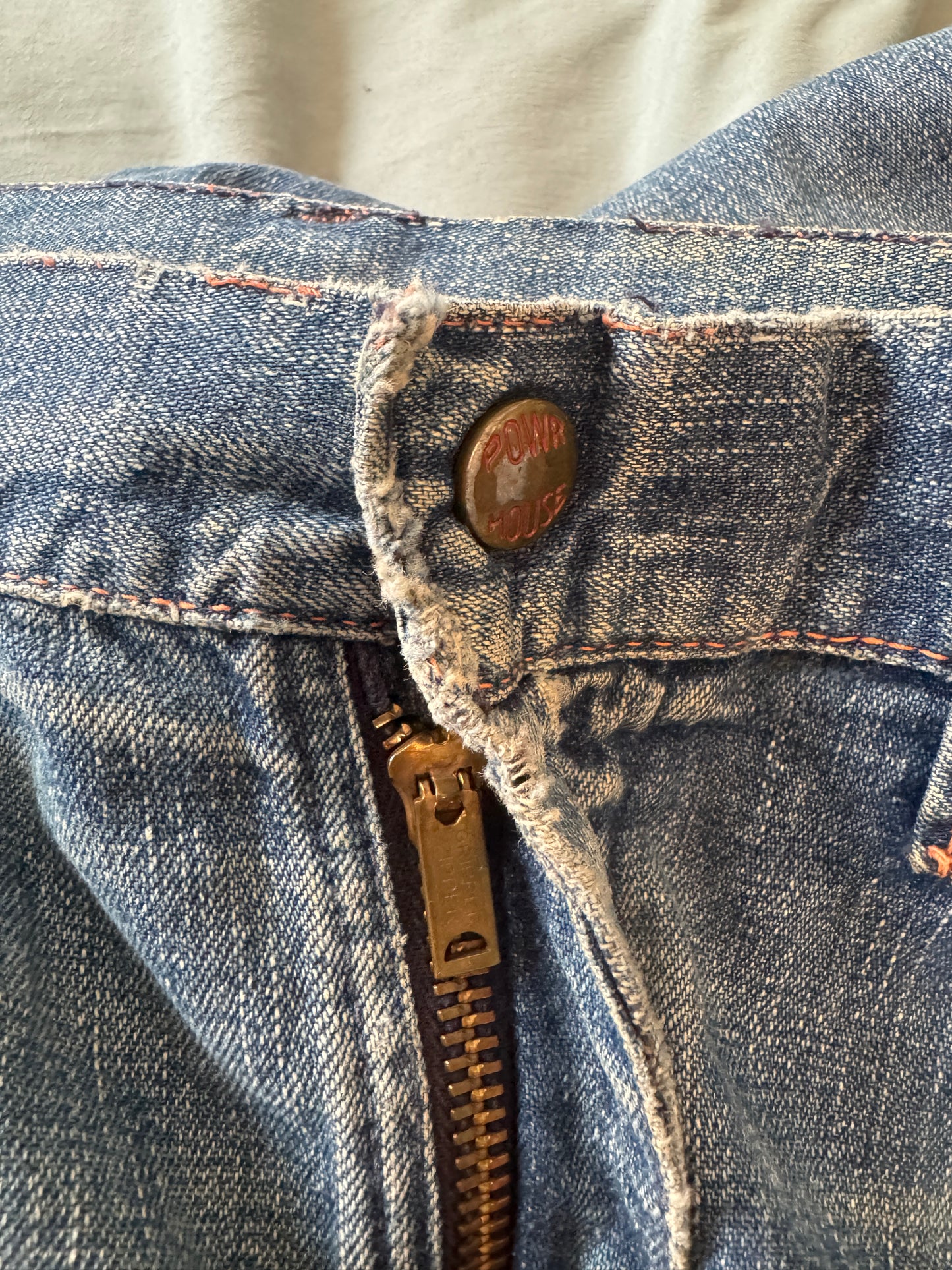 1960s PowrHouse Wide-Leg Carpenter Jeans (33)