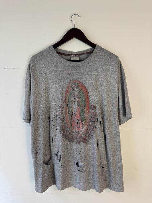 2000s Thrashed Guadalupe Gray Tee (XL)