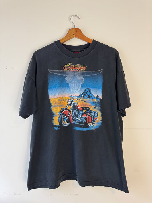 90s Indian Motorcycles Black Tee (XXL)